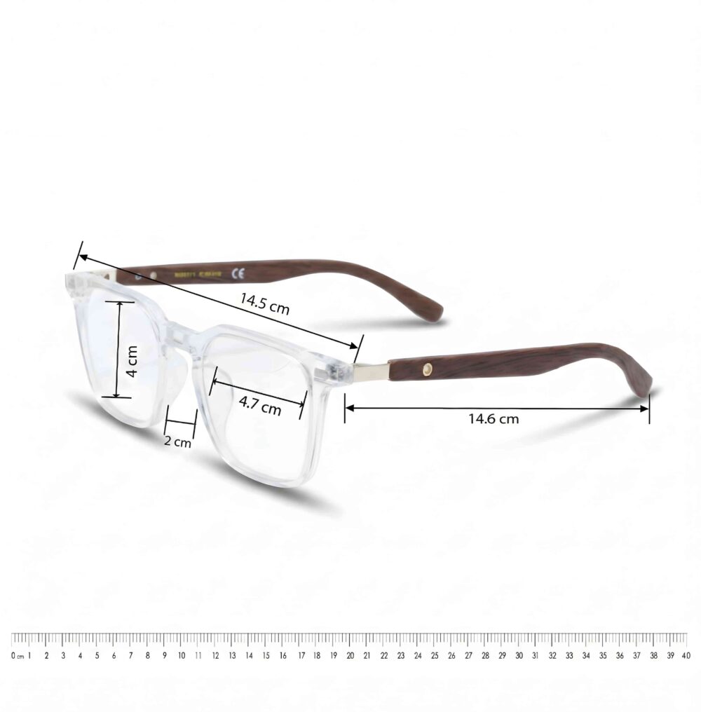 Classic Rectangular Wooden Black 1 OpticoBD - Measurement 20