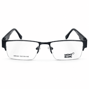 Montblanc Mb3841 Blue Semi Rim Rectangle Prescription Eyeglasses Frame 5